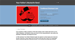 Desktop Screenshot of mustacheband.com