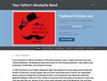 Tablet Screenshot of mustacheband.com